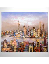 上海香港名畫14 參考圖☆純手繪、油畫藝術歷史悠久、源遠流長，它可以給人以恬淡、清新的生活靈感，還有美的享受。