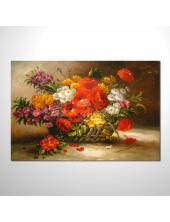 歐洲印象花卉參考圖 35 純手繪 ☆希望在我們的油畫村裡能讓您陶然自得！