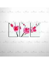 精緻3拼花卉115參考圖  ☆純手繪、只要提供相片、圖像…就能讓您留下美好的記憶。