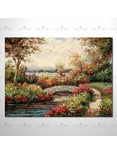 托馬斯花園參考圖 25 純手繪 ☆希望在我們的油畫村裡能讓您陶然自得！