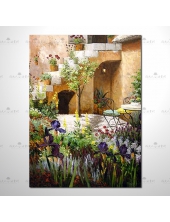 歐洲印象花園參考圖176 ☆純手繪、賞心悅目 , 值得珍藏 ！